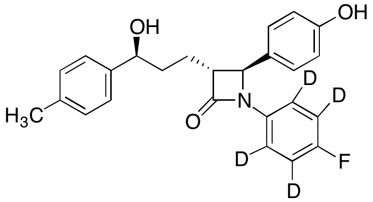 4”DeFluoro-4”methyl-ezetimibe-d4