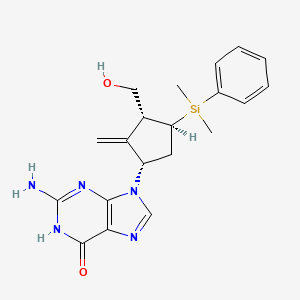 4-Dehydroxy-4-dimethylphenylsilyl Entecavir