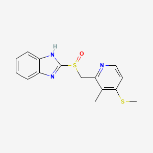 4-Desmethoxypropoxyl-4-methylthio Rabeprazole