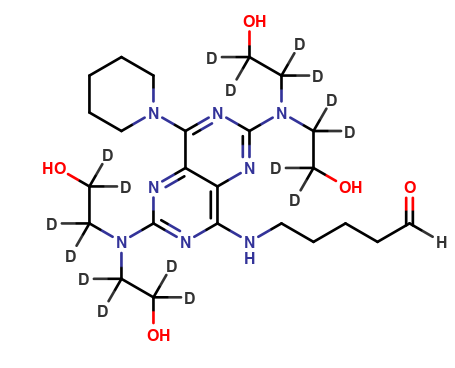 4-Despiperidinyl-4-(5-oxopentylamino) Dipyridamole-d16