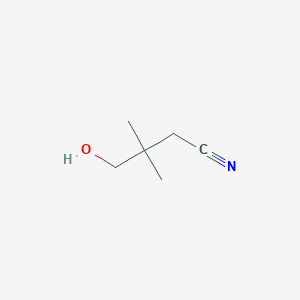4-Hydroxy-3,3-dimethylbutanenitrile