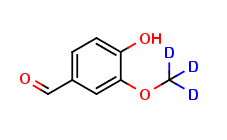 4-Hydroxy-3-methoxybenzaldehyde D3