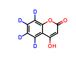4-Hydroxy Coumarin-d4