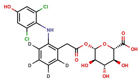 4-Hydroxy-Diclofenac-d4 Acyl Glucuronide