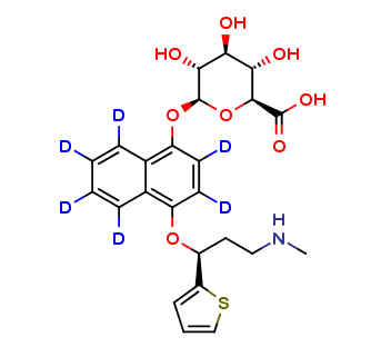 4-Hydroxy Duloxetine-d6 beta-D-Glucuronide
