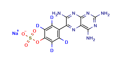 4-Hydroxy Triamterene Sulfate-d4 Sodium Salt