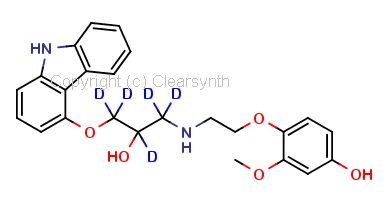 4-Hydroxyphenyl carvedilol D5