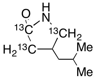 4-Isobutyl-2-pyrrolidinone-13C3 (pregabalin lactam impurity)