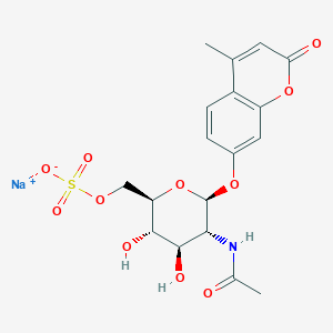 4-METHYLUMBELLIFERYL-2-ACETAMIDO-2-DEOXY-6-SULPHATE-β-D-GLUCOPYRANOSIDE