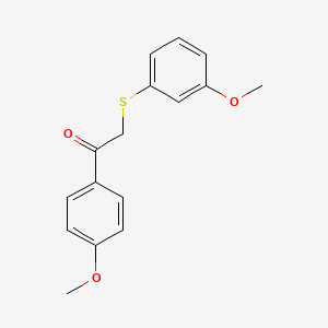 4-Methoxy--[(3-Methoxyphenyl)thio]Acetophenone