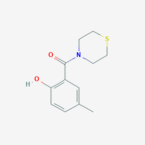 4-Methyl-2-(thiomorpholine-4-carbonyl)phenol