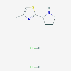 4-Methyl-2-pyrrolidin-2-yl-thiazoledihydrochloride