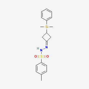 4-Methyl-benzenesulfonic Acid 2-[3-(Dimethylphenylsilyl)cyclobutylidene]hydrazide