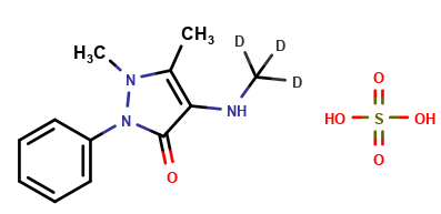4-Methylaminoantipyrine-D3(Methylamine-D3) hydrogen sulfate