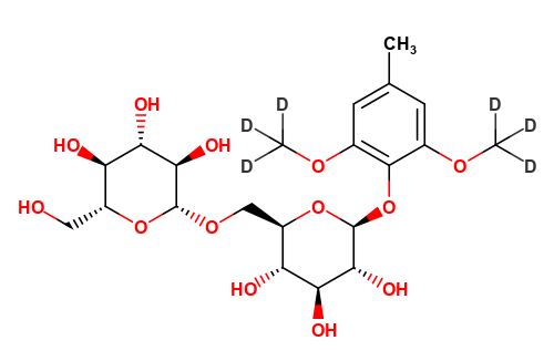 4-Methylsyringol Gentiobioside-d6