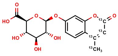4-Methylumbelliferyl β-D-glucuronide 13C4