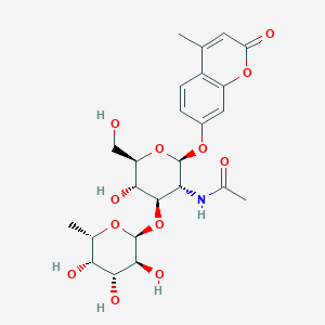 4-Methylumbelliferyl 2-Acetamido-2-deoxy-3-O-(a-L-fucopyranosyl)-ß-D-glucopyranoside