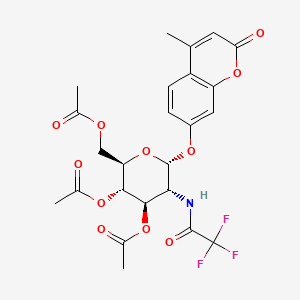4-Methylumbelliferyl 2-Trifluoroacetyl-3,4,6-O-triacetyl-2-deoxy-α-D-glucopyranoside