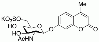 4-Methylumbelliferyl 6-Sulfo-2-acetamido-2-deoxy-Bet-α-D-Glucopyranoside Potassium Salt