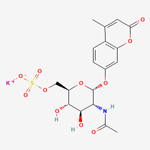 4-Methylumbelliferyl 6-Sulfo-2-acetamido-2-deoxy-a-D-glucopyranoside