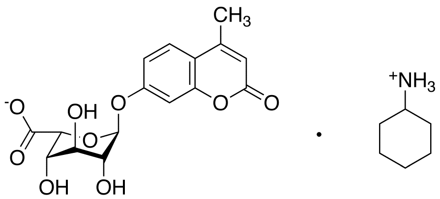 4-Methylumbelliferyl a-L-Idopyranosiduronic Acid Cyclohexylammonium Salt