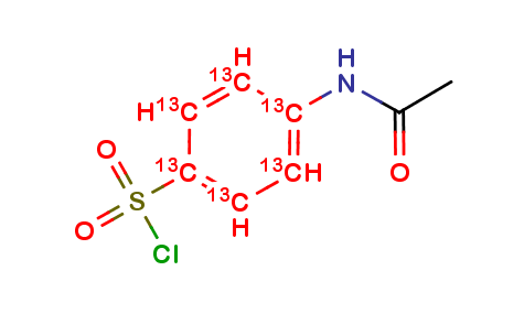 4-N-Acetylaminobenzene 13C6-sulfonyl Chloride