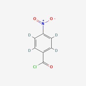 4-Nitrobenzoyl-d4 Chloride