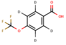 4-Trifluoromethoxybenzoic Acid-D4