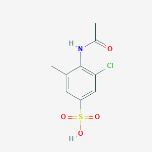 4-acetamido-3-chloro-5-methylbenzenesulfonic acid