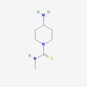 4-amino-N-methylpiperidine-1-carbothioamide hydrochloride