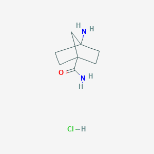 4-aminobicyclo[2.2.1]heptane-1-carboxamide hydrochloride