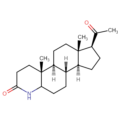 4-aza-pregnane-3,20-dione