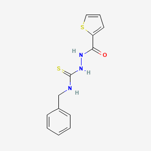 4-benzyl-1-(thiophene-2-carbonyl)thiosemicarbazide