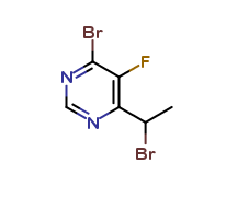 4-bromo-6-(1-bromoethyl)-5-fluoropyrimidine
