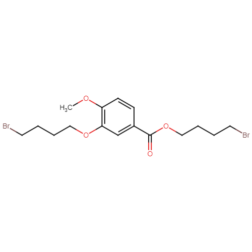 4-bromobutyl 3-(4-bromobutoxy)-4-methoxybenzoate
