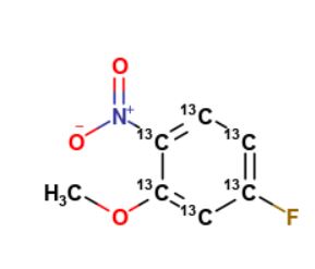 4-fluoro-2-methoxy-1-nitrobenzene 13C6