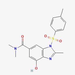 4-hydroxy-N,N,2-trimethyl-1-tosyl-1H-benzo[d]imidazole-6-carboxamide