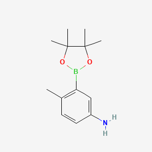 4-methyl-3-(4,4,5,5-tetramethyl-1,3,2-dioxaborolan-2-yl)aniline