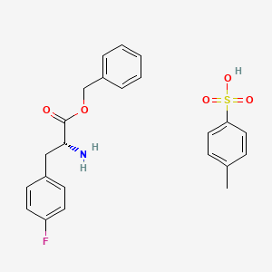 4-methylbenzenesulfonic acid benzyl (2R)-2-amino-3-(4-fluorophenyl)propanoate