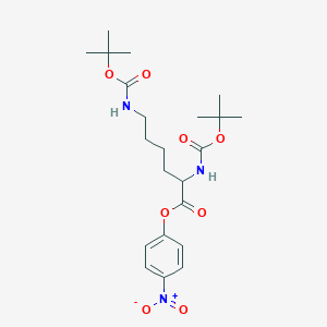 4-nitrophenyl 2,6-bis((tert-butoxycarbonyl)amino)hexanoate