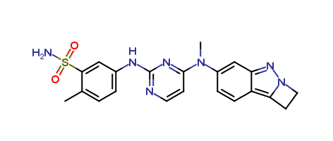 5- ((4-((1,2-dihydroazeto [1,2-b] indazol-6-yl) (methyl)amino) pyrimidin-2-yl) amino)-2-methyl benze