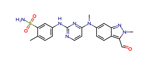 5-((4-((3-formyl-2-methyl-2H-indazol- 6-yl) (methyl) amino) pyrimidin-2-yl) amino)-2-methyl benzene