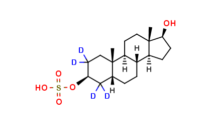 5-β-Androstane-3-β,17-β Diol-3-Sulfate-[D4]