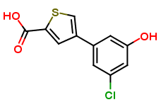 5-(2-Carboxythiophene-4-yl)-3-chlorophenol