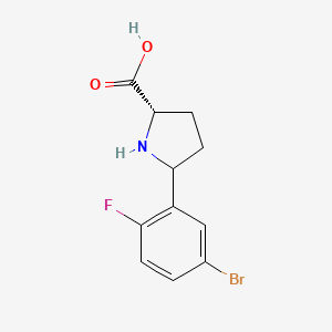 5-(5-Bromo-2-fluorophenyl) Proline