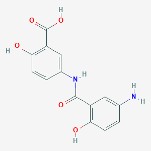 5-(5-amino-2-hydroxybenzamido)-2-hydroxybenzoic acid