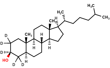 5α-Cholestan-3β-ol-2,2,3,4,4-d 5