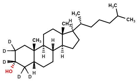 5β-Cholestan-3α-ol-D5