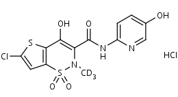 5'-Hydroxylornoxicam-d3 HCl