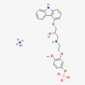 5'-Hydroxyphenyl Carvedilol Sulfate Ammonium Salt